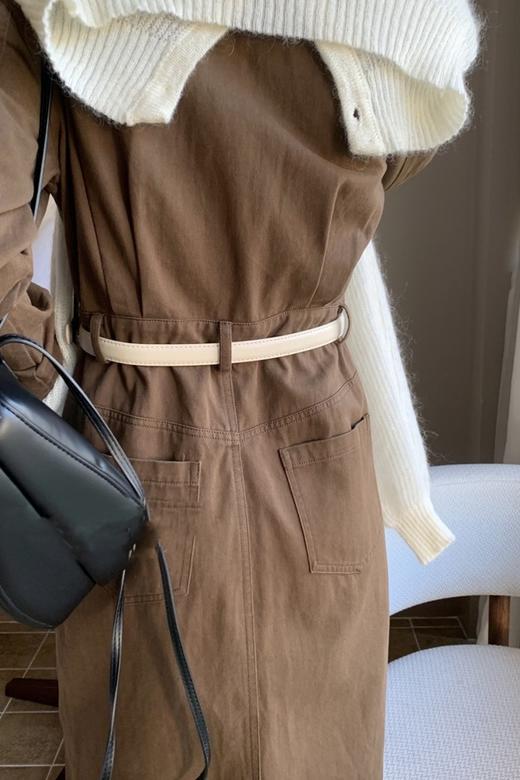 Le Malene 撞色翻领衬衣连衣裙 19343 商品图6