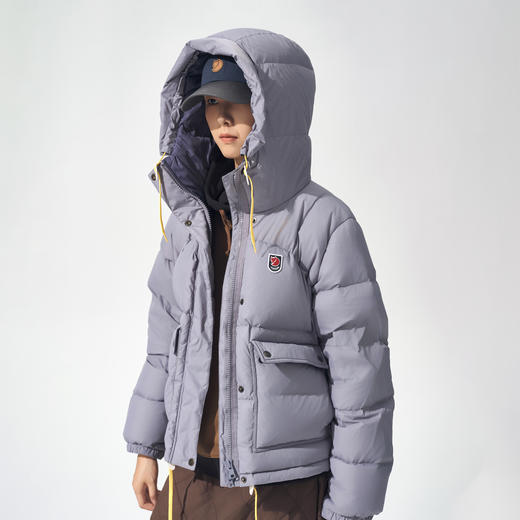 北极狐 白鹅绒羽绒服女士户外连帽加厚保暖蓬松鹅绒服09242270 商品图1