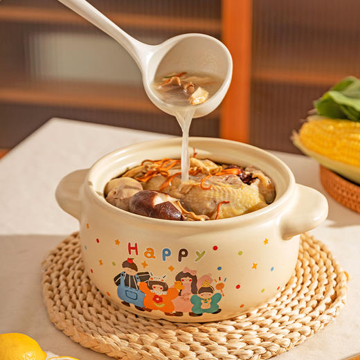 摩登主妇砂锅耐高温干烧不裂燃气灶煤气灶专用煲汤家用陶瓷锅汤锅 商品图3