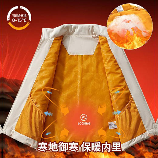 【特价79元】积能 秋冬款保暖跑步运动棉马甲运动休闲情侣款男女运动外套 商品图6