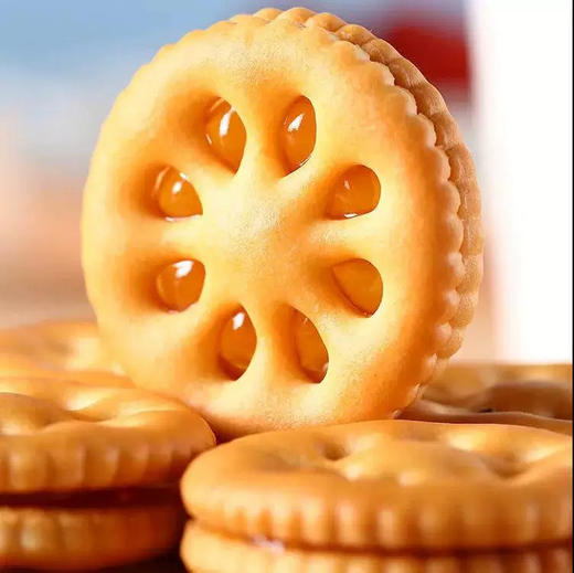 印尼罗玛果心酱夹心饼干蓝莓味100g 商品图3