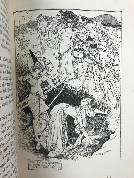 1919年 安德鲁·朗格《棕色童话书》 8幅彩色与大量黑白插图 漆布精装32开 商品图14