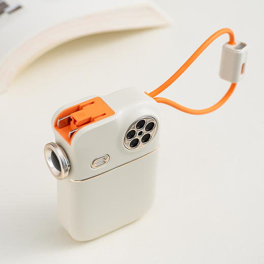 幻响AC墙插充电宝s13自带线充电插头充电器适用苹果15/16华为手机超级快充小巧便携式新款大容量移动电源 商品图9