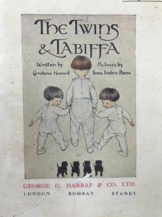 约20世纪中期 双胞胎与塔比法 皮尔斯数十幅彩色插图 精装32开 商品图2