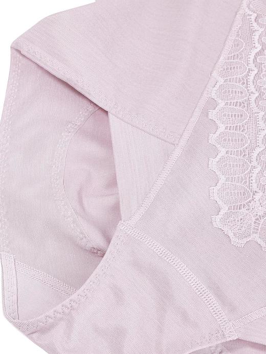 爱慕24AW简塑内裤女棉质底裆性感蕾丝收腹高腰平角塑裤 商品图4