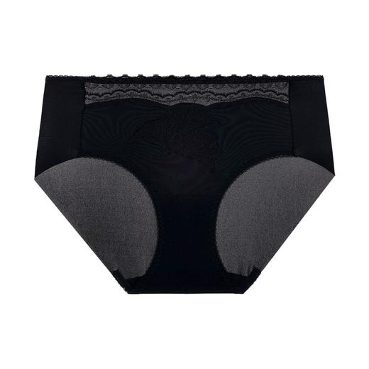 爱慕美体24AW简塑内裤女棉质底裆性感蕾丝中腰平角裤 商品图2