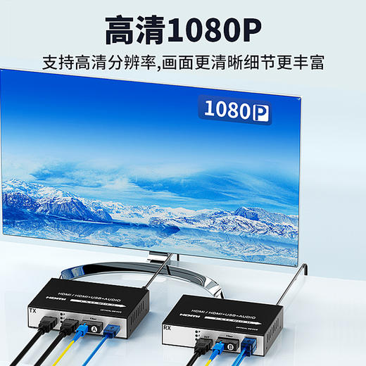 批发@光端机【HDMI高清音视频光端机】hdmi/DVI/VGA光纤收发器kvm光纤延长器4k传输1080P单纤2路HDMI光端机单模多模光纤转hdmi 商品图5