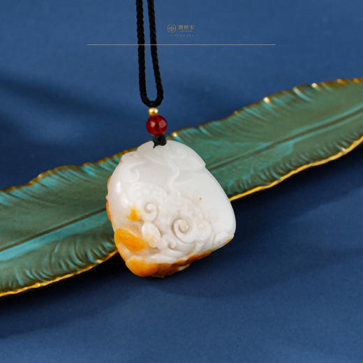 新疆国玉盟世玉和田玉挂件 代胜坤老师作品 悦·自在 商品图2