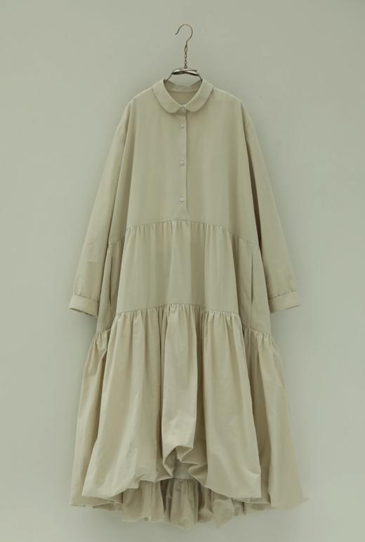 ECOLE DE CURIOSITES 宽松廓形的三层抽褶连衣裙 商品图4