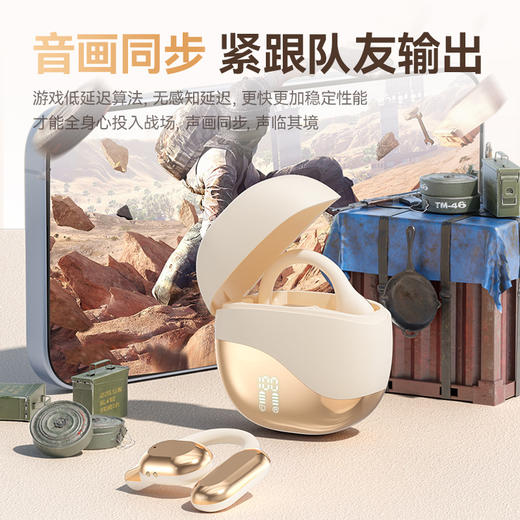 【超长续航！舒适无感佩戴】开放式听音，营造真实现场效果；ACS全景环绕音，一秒穿越现场！智能降噪，享受专业级音质。私模蓝牙耳机M62，畅想身临其境的感觉，让你尽情释放内心热情！ 商品图2