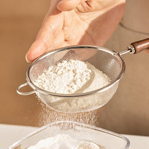 摩登主妇面粉筛家用不锈钢儿辅食漏网筛子烘焙工具豆浆过滤网筛婴 商品图4