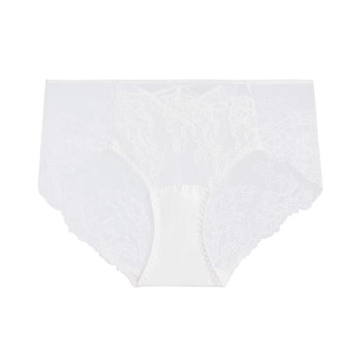 爱慕婚礼之夜秋冬内裤女红色性感蕾丝棉质底裆中腰平角裤 商品图2