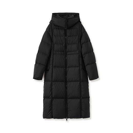 90白鸭绒加厚简约时尚长款连帽羽绒服WLZD-2432509 商品图4
