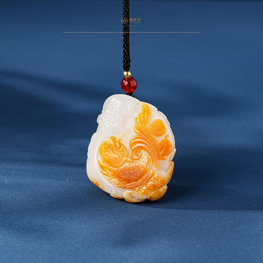 新疆国玉盟世玉和田玉挂件 代胜坤老师作品 悦·自在 商品图0