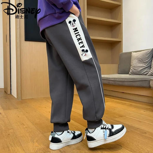 男童加绒运动裤秋冬款儿童棉裤冬季加厚中大童卫裤冬装男孩休闲裤 商品图3