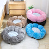 新款宠物窝猫咪冬季保暖猫窝毛绒圆形花朵窝四季通用狗窝 商品缩略图2