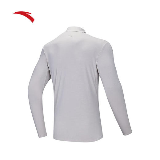 安踏加绒长袖卫衣男士秋冬新款跑步半拉链立领运动上衣152446405N 商品图8