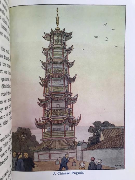 约20世纪早期 宝宝地理志 20幅彩色插图 漆布精装18开 商品图14