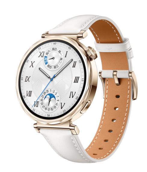 华为 WATCH GT 5 智能手表 砂砾棕 复合素皮表带 46毫米