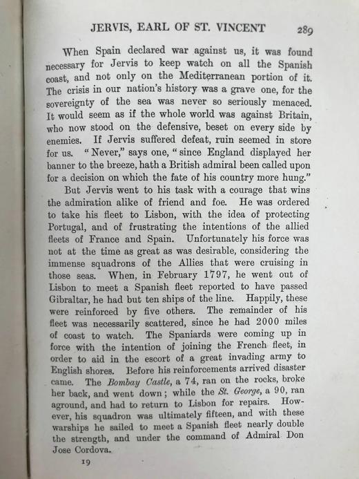 约19世纪后期 著名英国海军上将 约10余幅插图 漆布精装32开 商品图14
