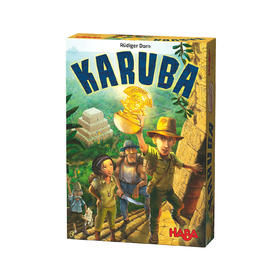HABA 卡鲁巴 桌游 适合8岁+ 组合算术 路径规划 全局意识  德国品牌-1300932001