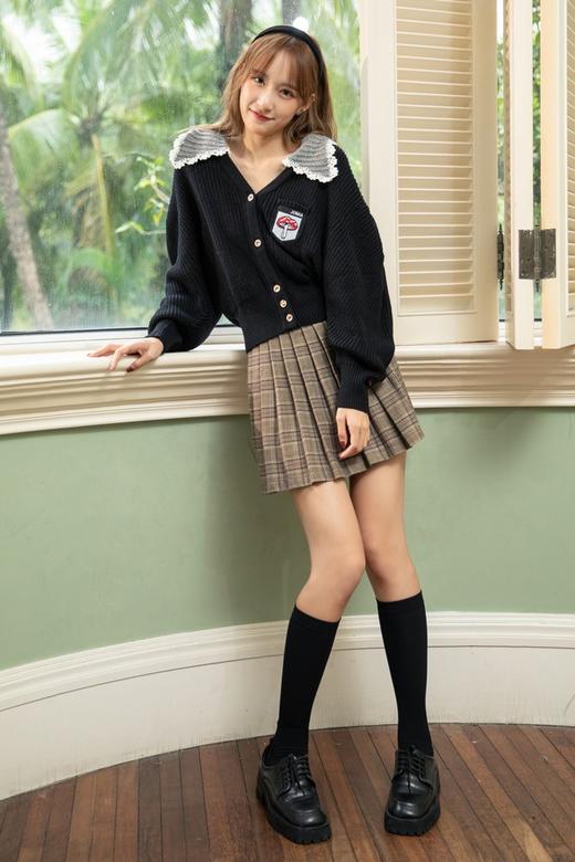 Stay2Weeks 学院风提花针织外套 14685 商品图2