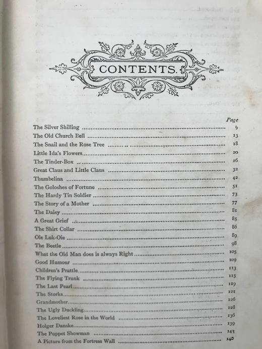 约20世纪早期 安徒生童话故事集 数十幅精美插图 漆布精装32开 商品图3