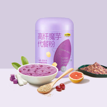五谷磨房高纤魔芋代餐粉五谷杂粮速食早餐粉546g 商品图3