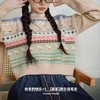 马登复古费尔岛小动物提花毛衣慵懒风套头圆领内搭针织衫秋季女 商品缩略图1