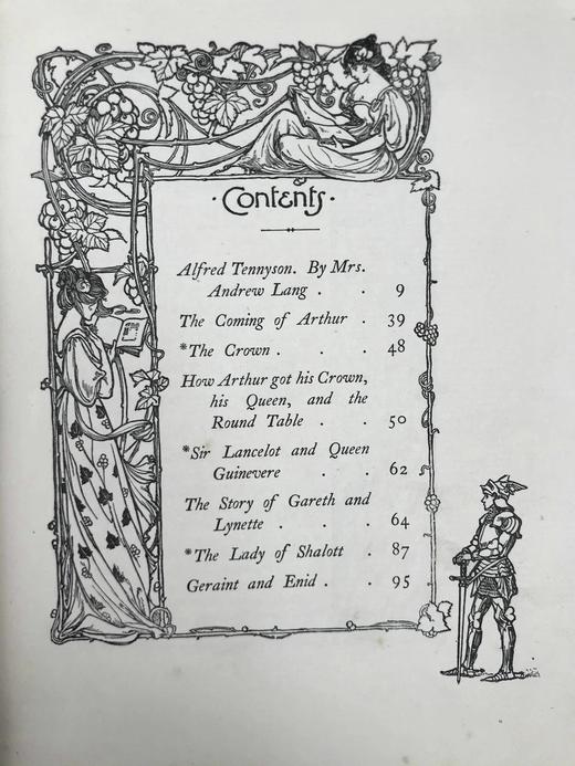 约20世纪早期 安德鲁·朗格夫人《走近丁尼生》 16幅彩色插图 漆布精装18开 商品图4