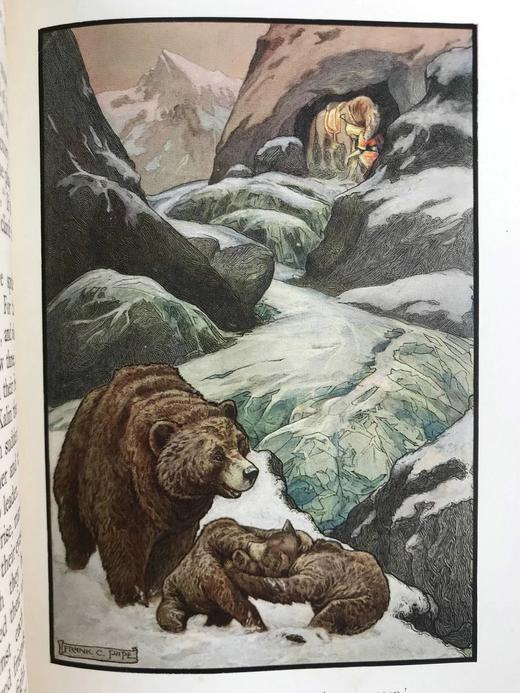 1916年 俄国故事集 Frank C. Papé16幅彩色与大量黑白插图 漆布精装大32开 商品图8
