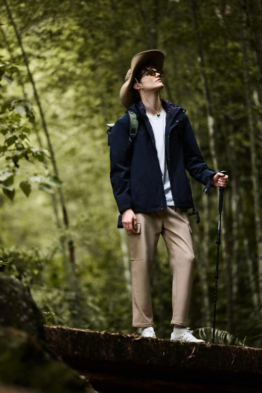 佐丹奴男装2024新款防风防水保暖【三合一】外套01074603 商品图3