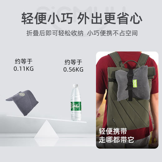 护颈枕睡觉神器车上头枕火车硬座飞机长途高铁护颈u型枕旅行小枕头 商品图3