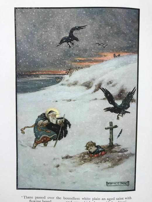 1916年 俄国故事集 Frank C. Papé16幅彩色与大量黑白插图 漆布精装大32开 商品图10