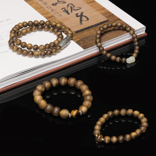 海南绿奇楠沉香手串系列 商品图0
