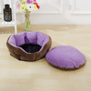 棉狗狗窝圆形室内保暖猫窝中小型犬专用商城爆款秋冬季新款冬天狗狗窝 商品缩略图3