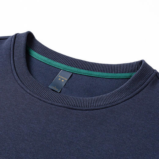 【7A抗菌含桑蚕丝】罗蒙春秋男装卫衣万针绣卫衣男士秋装上衣休闲百搭长袖T恤男 商品图5