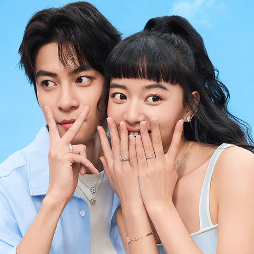 【爱意生花情侣对戒】Fanci范琦银饰【有钱花系列】s925银轻奢礼物【女戒现货，男戒预售】 商品图3