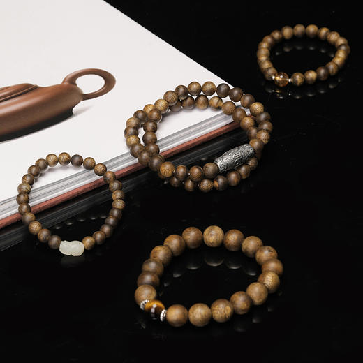 海南绿奇楠沉香手串系列 商品图1