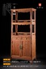 红桥红  家具严选  缅甸花梨（大果紫檀）【184壸门双层 亮格柜】 商品缩略图1
