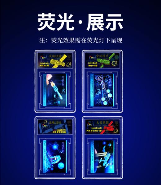 【中国邮政发行】2022年中国空间站邮票冰箱贴限量版封装评级 商品图1