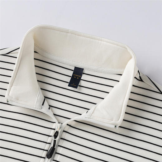 【色织空气层海魂衫】罗蒙春秋长袖T恤男士立领半拉链卫衣男春秋打底卫衣外套男 商品图6