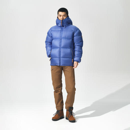 北极狐 男士白鹅绒羽绒服 2024加厚保暖两面穿连帽羽绒夹克83259 商品图3