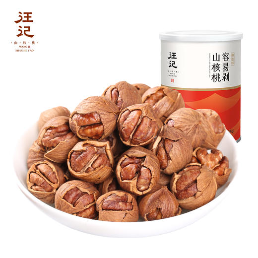 【容易剥山核桃158g】汪记山核桃小核桃手剥罐装 商品图2
