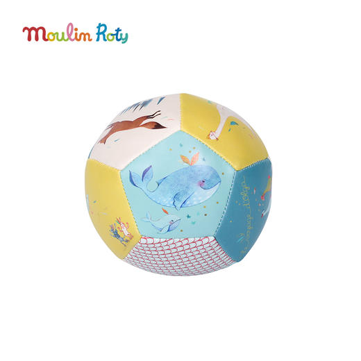 Moulin Roty  保利的冒险之旅主题 儿童软球 适合1岁+ 球体饱满柔软 不易受伤 保利的冒险之旅系列 法国品牌-676510 商品图8