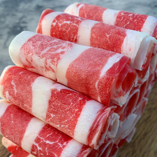 【雪山牛谷】国产新疆原切肥牛卷300g*3袋火锅好食材 商品图2
