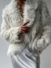 SIJIA｜弧形下摆皮草外套 [ 白 AW2449 ] 商品缩略图0