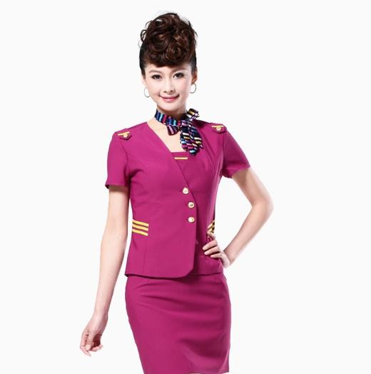 前台接待工作制服美容师制服女套装 商品图5