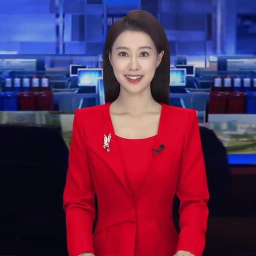 IWY/高级感红色连衣裙套装气质年会主持人西装外套吊带裙上镜套裙C2076+Q1192 商品图3