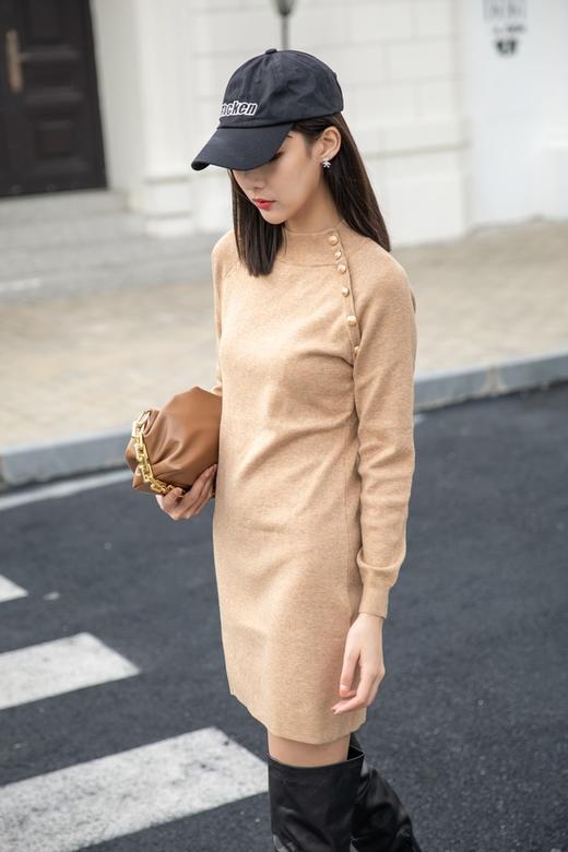 amadella 高领收腰包臀针织连衣裙 14692 商品图3